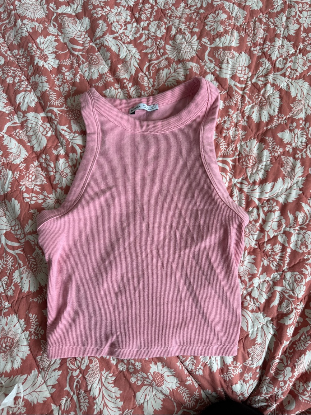Pink Tank Top Bershka